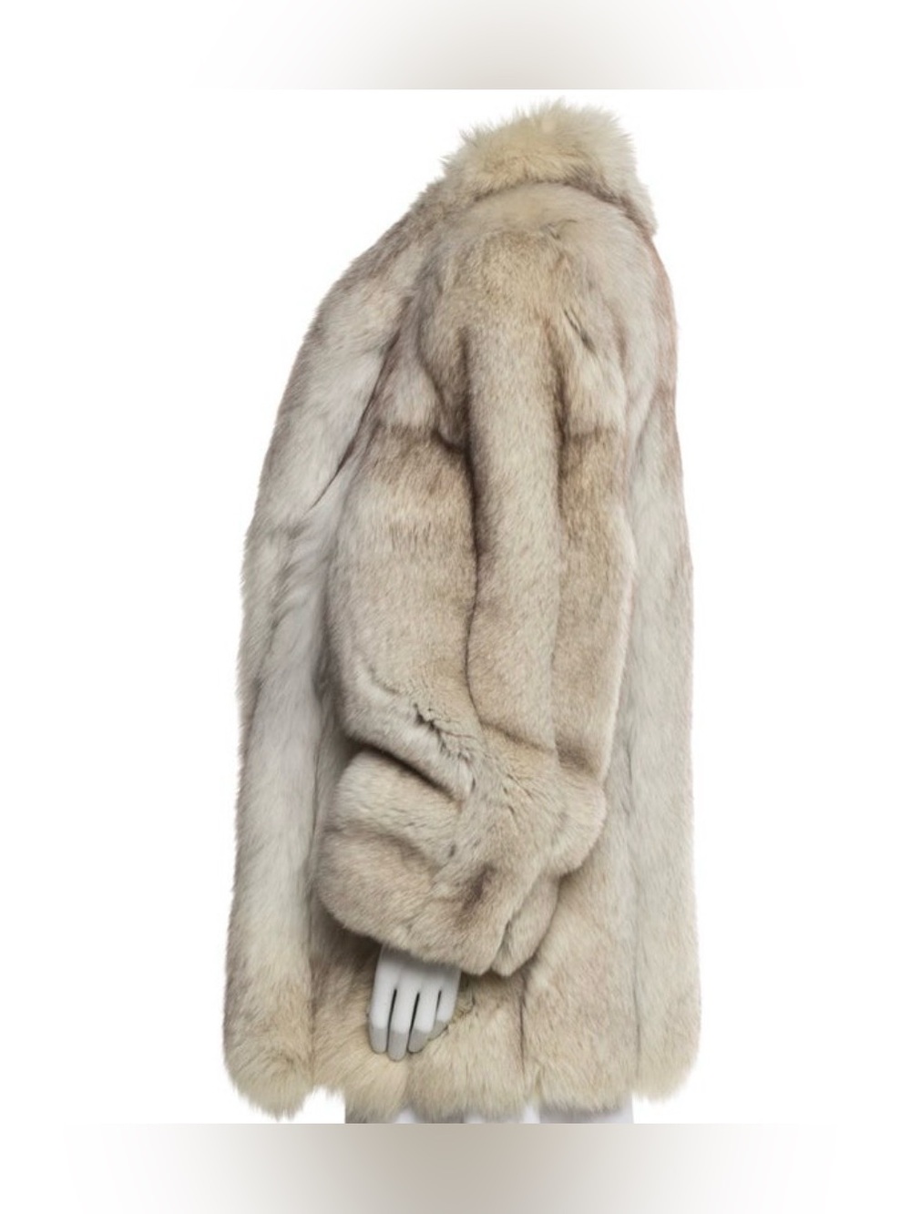 Luxurious M.Jacques blue fox fur coat jacket - Picture 2 of 16